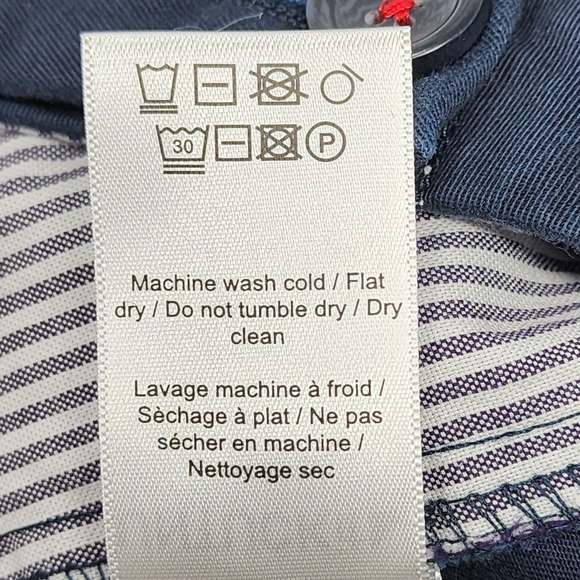 Untuckit Shorts Mens 30 Navy Chino 9" Golf Outdoors Preppy Casual St Vincent EUC - Picture 8 of 11